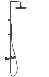 RAVAK Espirit termosztátos zuhanyoszlop szettel ES 091.20BLM, Black Matt - csempebolt