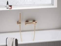 RAVAK Eleganta fali kádcsaptelep zuhanyszett nélkül EL 022.60RGB, Rose Gold Brushed - csempebolt