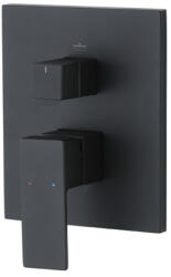 Wellis Mamba matt fekete sülyeztett zuhany csaptelep szett