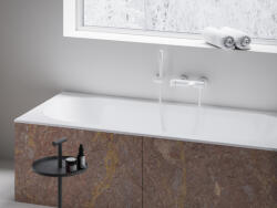 RAVAK Eleganta fali kádcsaptelep zuhanyszett nélkül EL 022.10WV, White Velvet - csempebolt