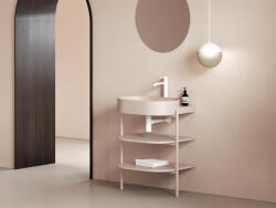 RAVAK Yard 60 kerámiamosdó Alabaster Pink - csempebolt