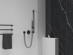 RAVAK Espirit falba szüllyesztett csaptelep, egyutas, belső egységgel ES 062.20BLM. O1, Black Matt - csempebolt