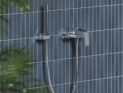 RAVAK Plan zuhanycsaptelep szett nélkül PN 032.00CR, króm - csempebolt