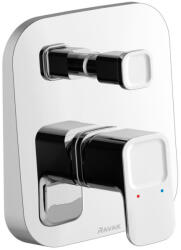 RAVAK 10° falba süllyesztett csaptelep váltóval, belső egységgel TD 061.00CR , króm - csempebolt
