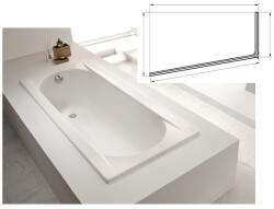 Sanplast OWPLL(LP) "L" alakú kádelőlap WP/PR kádhoz 75x170cm