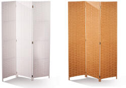 AdTrend Set 2 paravane decorative bambus lemn alb maro 135 x 180 cm (41136)