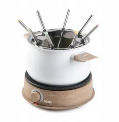 Domo DO736F fondü szett, 2l, 1500W, 8 kard, fehér fa (DO736F)