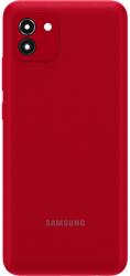  Spate telefon: Capac baterie Samsung A03 A035G, Rosu