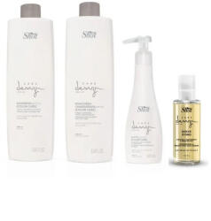 Shot Set Simply BLOND Shot - intretinere par bond (sampon 1L + masca 1L + leave-in 150ml + ulei 100 ml) (C7042)