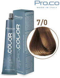 Pro.co Vopsea de par profesional PRO. COLOR 100 ml - Pro. Co - 7/0 BLOND NATURAL (P7/0)