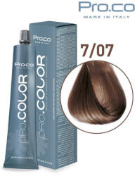 Pro.co Vopsea de par profesionala PRO. COLOR 100 ml - Pro. Co - 7/07 TUTUN (P7/07)