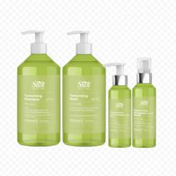 Shot Set ingrijre par cret sau fin FINE & CURL - Shot (sampon 500ml + masca 500ml + crema deifinire 125ml + leavein 125ml) (C8445)