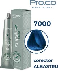 Pro.co Vopsea de par profesionala fara amoniac SUPERB. COLOR 100 ml -Pro. Co - 7000 - CORECTOR ALBASTRU (U7000) - proage
