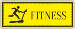  Rozsdamentes tábla Fitness gravírozás (Tabliczka nierdzewana grawer FITNESS)