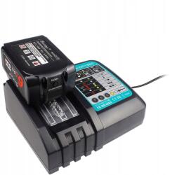 Makita Töltő 18 V-os lítium akkumulátorokhoz, egycellás, fekete, 3 A (DC18RC)