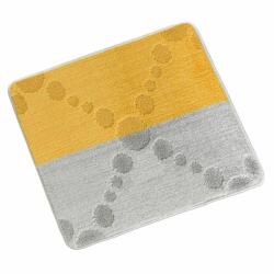 BellaTEX Килимче за тоалетна 50x60cm лъчи сиво и жълто Bellatex Bellatex | Zhalt | Home | UNI