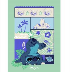 RACER Disney Lilo és Stitch, A csillagkutya Ocean Breeze flanel takaró 110x150cm