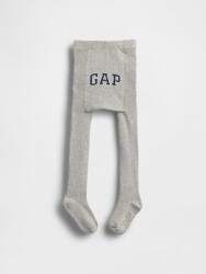GAP Бебешки чорапогащник с лого GAP GAP | Siv | Момчешки | 4-5 години