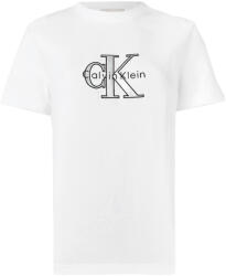 Calvin Klein T-Shirt Ss Classic Monologo Metallic LV047E819G YAA brilliant white (LV047E819G YAA brilliant white)