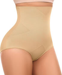 Lonya Chilot modelator invizibil dama Lonya, Talie inalta, Bej, Control abdomen, Fara cusaturi, Efect anti-rulare, Marime M