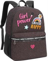 Miss Lemonade Ученическа раница Miss Lemonade - Girl Power, Блясък (DKT64633)