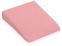 New Baby Husă de muselină pentru pernă pentru sugari- rampa New Baby BASIC 30x37 cm pink