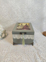 DecoVintage Caseta bijuterii -Mademoiselle (C676)