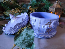 DecoVintage Cutie ceramica cu carusel-Un decor romantic (C573-7965)