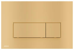 Alca Clapeta de actionare, Alcadrain, Thin, cu doua volume, auriu mat (M57-G-M) - brico
