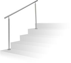 Relaxdays Balustradă de scară din oțel inoxidabil Relaxdays (10056486)
