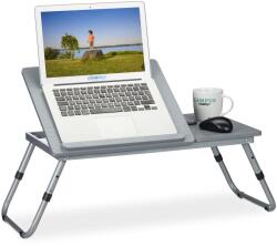 Relaxdays Masă pentru laptop Relaxdays gri, reglabilă pe înălțime (10053519) Suport laptop