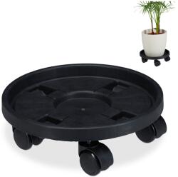 Relaxdays Role mici din plastic pentru plante Relaxdays, set de 2 (10055212)