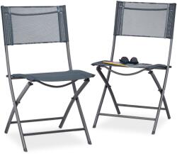 Relaxdays Set de 2 scaune pliante pentru balcon Relaxdays (10022008)