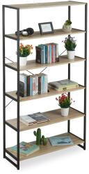 Relaxdays Raft independent Relaxdays cu 6 compartimente, stil industrial (10028722) Raft