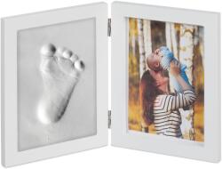 Relaxdays Ramă foto Relaxdays pentru bebeluși cu mulaj din ipsos (10027960)