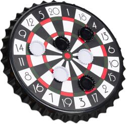 Relaxdays Tablă de darts Relaxdays cu capac de sticlă (10026270)