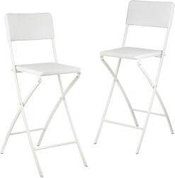 Relaxdays Set de 2 scaune de bar din ratan Relaxdays (10036268)