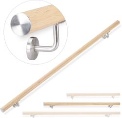 Relaxdays Balustradă Relaxdays, aluminiu, aspect fag (10057190)