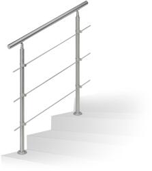 Relaxdays Balustradă de scară din oțel inoxidabil Relaxdays (10056477)
