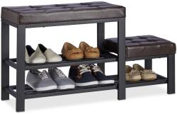 Relaxdays Bancă de pantofi Relaxdays cu scaun (10039424) Pantofar
