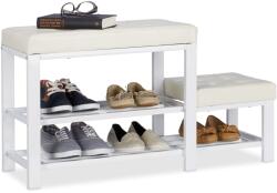 Relaxdays Bancă de pantofi Relaxdays cu scaun (10039415) Pantofar