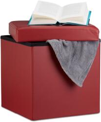 Relaxdays Taburet pliabil Relaxdays din piele ecologică (10034812)