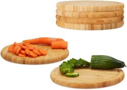Relaxdays Set de platouri de mic dejun Relaxdays 30 cm (10036897) Tocator