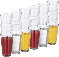 Relaxdays Pahare Relaxdays, set de 18 (10027690) Pahar