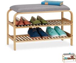 Relaxdays Bancă pentru pantofi Relaxdays cu șezut pentru 3-6 perechi (10057782) Pantofar