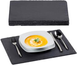 Relaxdays Farfurie ardezie Relaxdays 30x40 cm set de 6 (10033761) Tava