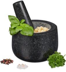 Relaxdays Mortar cu pistil din granit Relaxdays 12 cm (10047662)