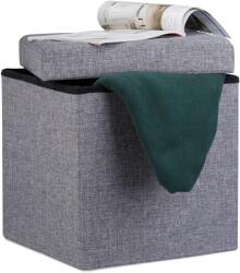 Relaxdays Otoman pliabil de depozitare din lenjerie (10034950)