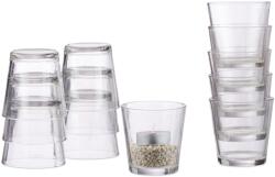 Relaxdays Pahare Relaxdays pentru lumânări tip pastilă, set de 12 (10024253) Pahar