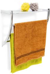 Relaxdays Suport prosoape de perete Relaxdays, cromat (10020545)
